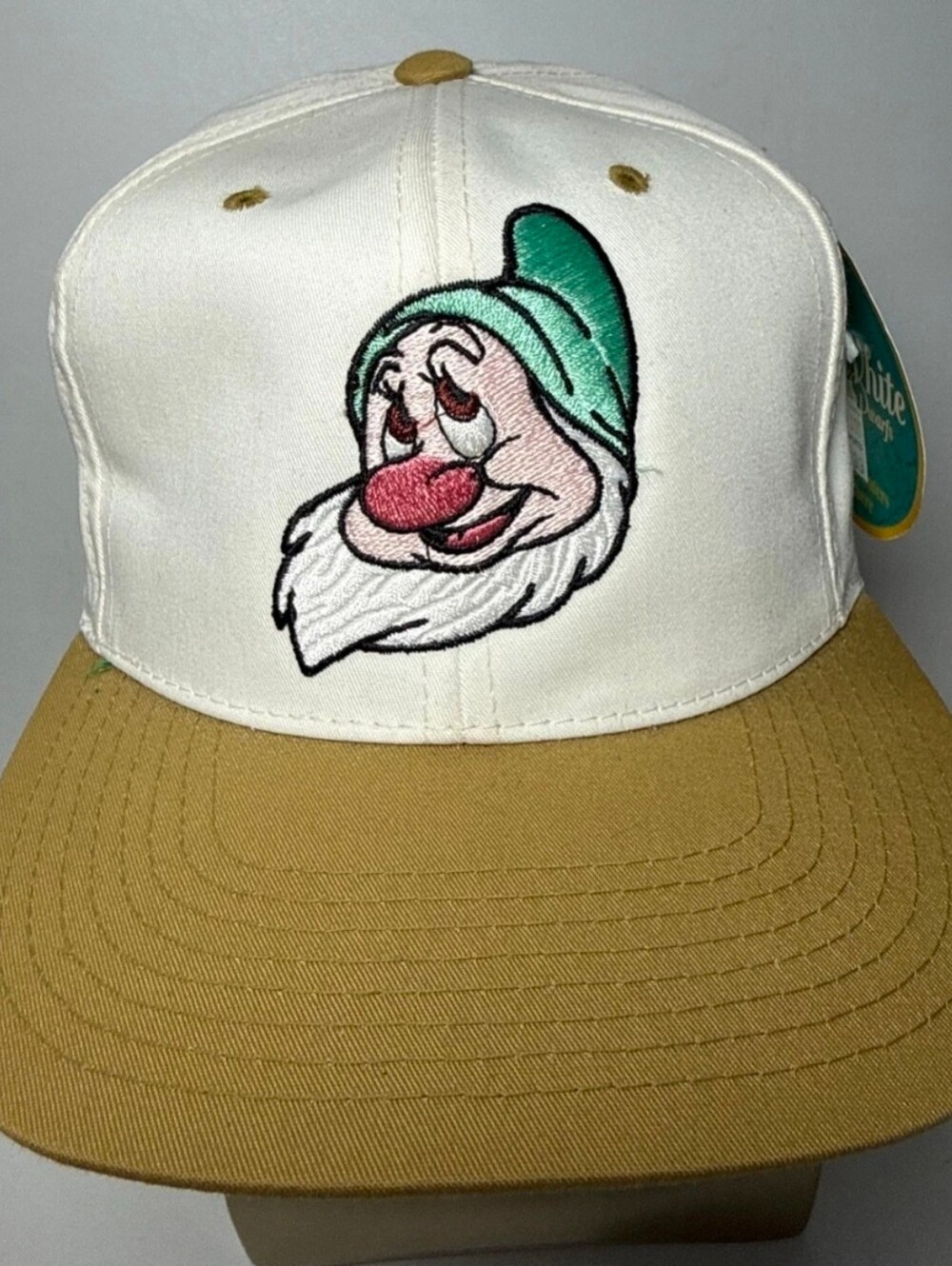 Vtg 90s Disney Sleepy Dwarf American Needle Blockhead Snapback Hat NWT Deadstock